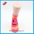 Cute smile pattern spring ankle socks for teenager,fashion for sport
